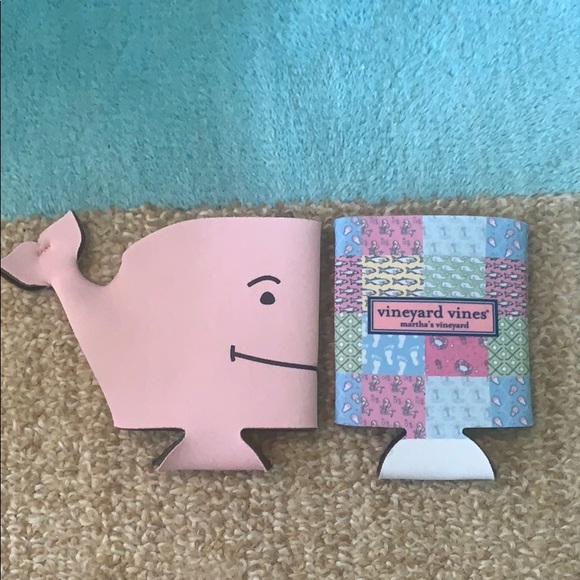 Vineyard Vines Other - Vineyard Vines Whale Koozies Set of 2